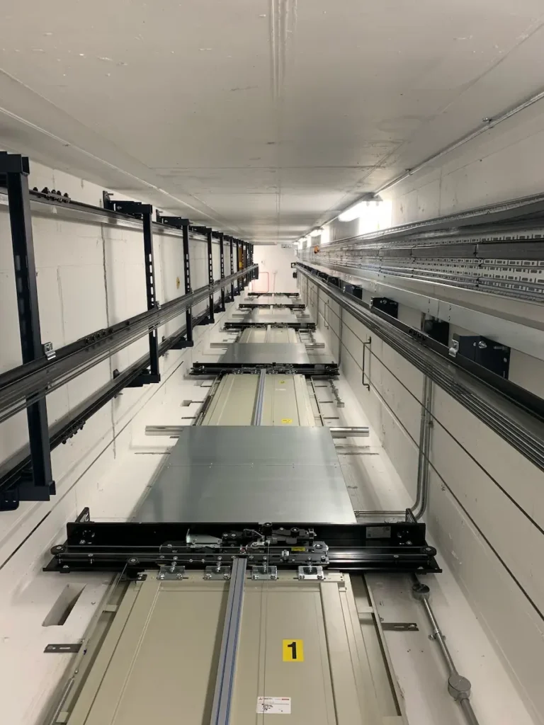 supporting steelwork lift shaft Bristol air traffic control