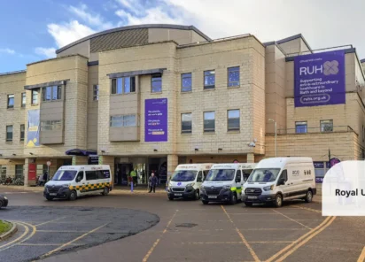 The Royal United Hospital in Bath