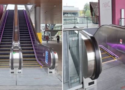 Escalator replacement project at Trinity Walk Shopping Centre