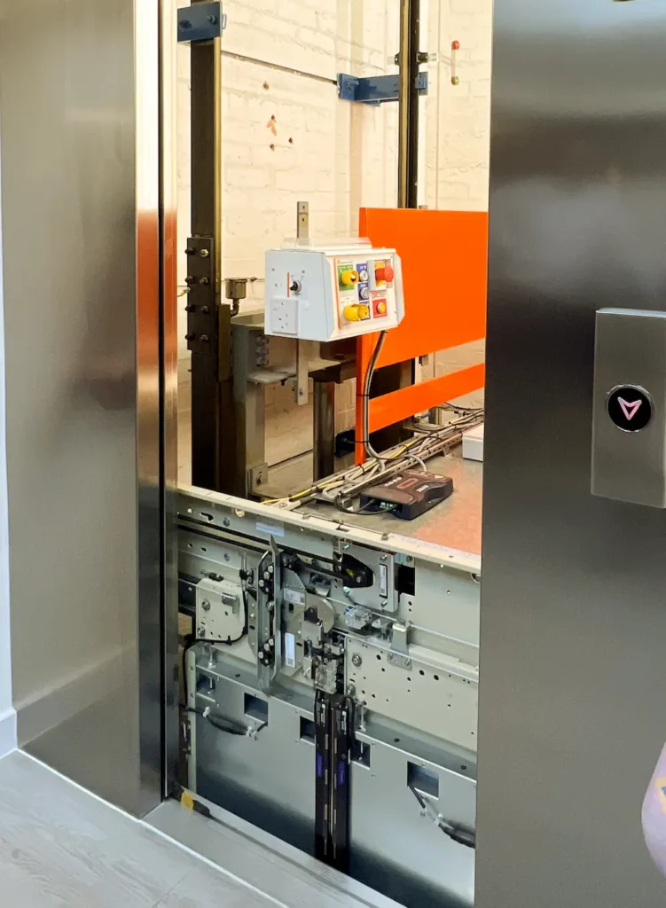 Lift door operator upgrade as part of lift modernisation Manchester project