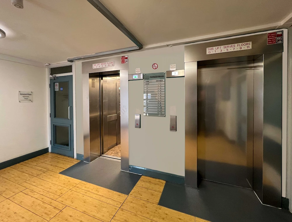 Lift modernisation Manchester project for high-rise buildings in Ashton-under-Lyne