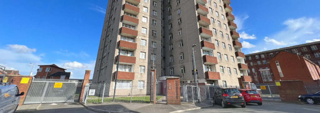 Lift upgrade at Portland House Ashton-under-Lyne as part of Manchester modernisation project